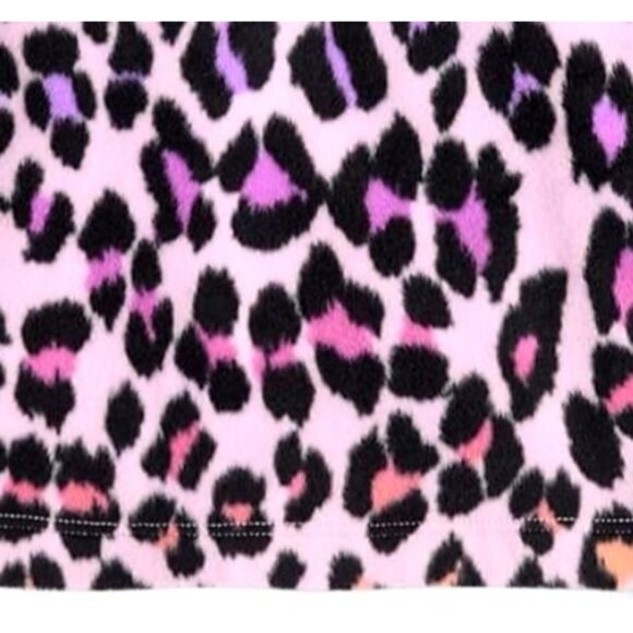 Leopard Print Fleece Hooded Pullover For Toddler Girls - Childrens Place - Picture 3 of 3